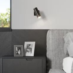 Applique en acier 1 lampes 8x8x20cm Sollux