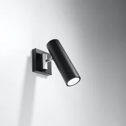 Applique en acier 1 lampes 8x8x20cm Sollux