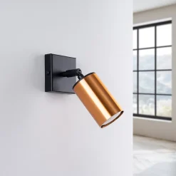 Applique en acier 1 lampes 8x8x18.5cm Sollux