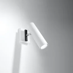 Applique en acier 1 lampes 8x8x20cm Sollux