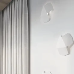 Applique en acier 2 lampes 30x30x8cm Sollux