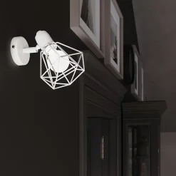 Applique en acier 1 lampes 18x15x18cm Sollux