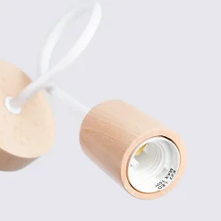 Applique en acier/bois 1 lampes 10x19x24cm Sollux