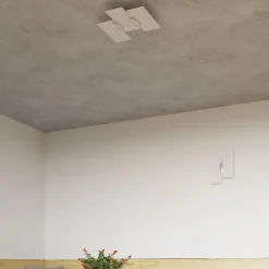 Applique en acier/verre 2 ampoules 4000K - 27x7x37cm Sollux