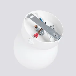 Applique en acier/verre 1 ampoule 3000K - 12x14x12cm Sollux