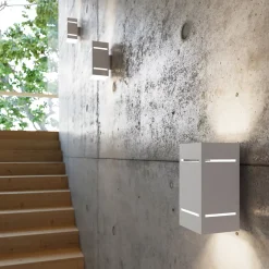 Applique en aluminium 1 ampoule 4000K - 10x12x20cm Sollux