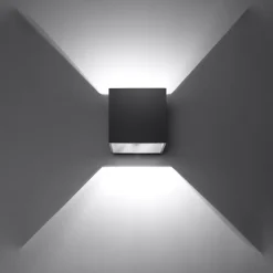 Applique en aluminium 1 ampoule 3000K - 10x12x10cm Sollux