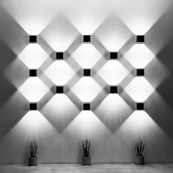 Applique en aluminium 1 ampoule 3000K - 10x12x10cm Sollux