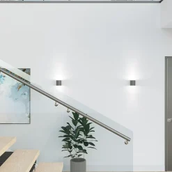 Applique en aluminium 1 ampoule 4000K - 10x12x10cm Sollux