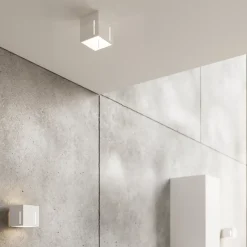 Applique en aluminium 1 ampoule 4000K - 10x12x10cm Sollux