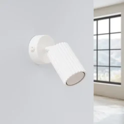 Applique en aluminium 1 ampoule 4000K - 8x8x16cm Sollux