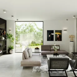 Applique en aluminium 2 ampoules 3000K - 20x12x10cm Sollux