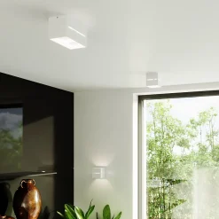 Applique en aluminium 1 ampoule 4000K - 10x12x10cm Sollux