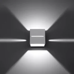 Applique en aluminium 1 ampoule 4000K - 10x12x10cm Sollux