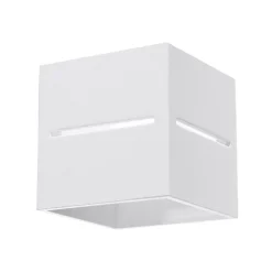 Applique en aluminium 1 ampoule 4000K - 10x12x10cm Sollux