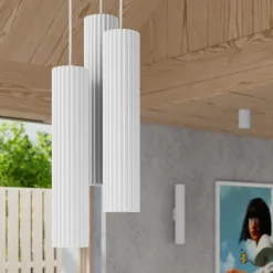 Applique en aluminium 2 ampoules 4000K - 6.5x8.5x30cm Sollux