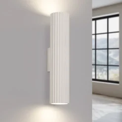 Applique en aluminium 2 ampoules 4000K - 6.5x8.5x30cm Sollux