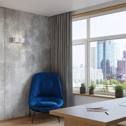 Applique en aluminium 2 ampoules 3000K - 26x12x11cm Sollux