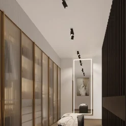 Applique en aluminium 1 ampoule 4000K - 8x8x16cm Sollux