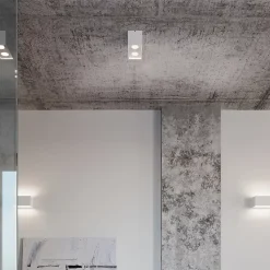 Applique en aluminium 2 lampes 20x12x10cm Sollux