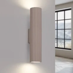 Applique en aluminium 2 lampes 6.5x8.5x30cm Sollux