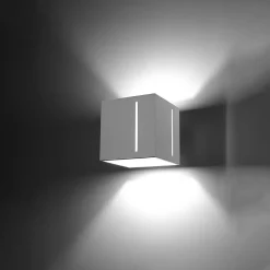 Applique en aluminium 1 lampes 10x12x10cm Sollux