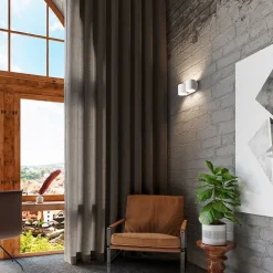 Applique en aluminium 2 lampes 26x12x10cm Sollux