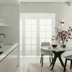 Applique en aluminium/verre 1 ampoule 3000K - 10x12x30cm Sollux