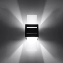 Applique en aluminium/verre 1 ampoule 3000K - 10x12x30cm Sollux