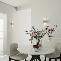 Applique en aluminium/verre 1 ampoule 4000K - 10x12x30cm Sollux