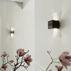 Applique en aluminium/verre 1 lampes 10x12x30cm Sollux