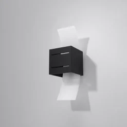 Applique en aluminium/verre 1 lampes 10x12x30cm Sollux