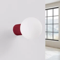 Applique en aluminium/verre 1 lampes 12x17x12cm Sollux