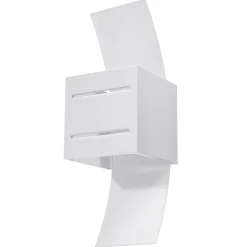 Applique en aluminium/verre 1 ampoule 4000K - 10x12x30cm Sollux