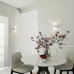 Applique en aluminium/verre 1 ampoule 4000K - 10x12x30cm Sollux