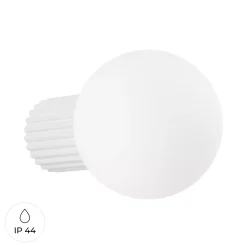 Applique en aluminium/verre 1 lampes 12x17x12cm Sollux