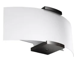 Applique en bois/verre 2 ampoules 3000K - 33x14x14cm Sollux