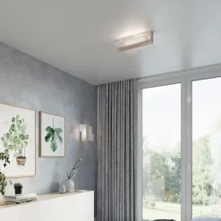 Applique en bois/verre 1 ampoule 3000K - 43x12x30cm Sollux