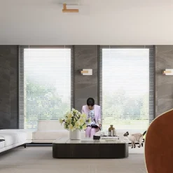 Applique en bois/verre 1 lampes 16x12x30.5cm Sollux