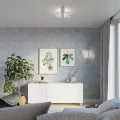 Applique en bois/verre 1 lampes 43x12x30cm Sollux