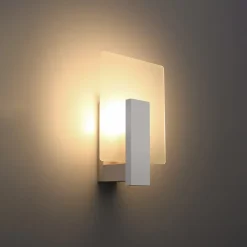 Applique en bois/verre 1 lampes 16x12x30.5cm Sollux