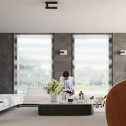 Applique en bois/verre 1 lampes 16x12x30.5cm Sollux