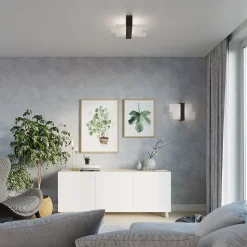 Applique en bois/verre 1 lampes 43x12x30cm Sollux