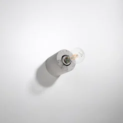 Applique en béton 1 ampoule 4000K - 10x10x10cm Sollux