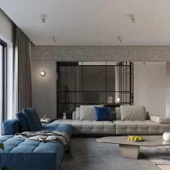 Applique en béton 1 lampes 10x10x10cm Sollux