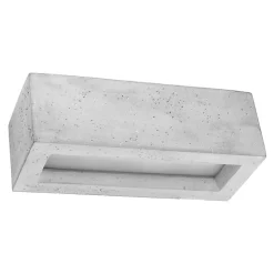 Applique en béton/verre 1 lampes 30x12x10cm Sollux