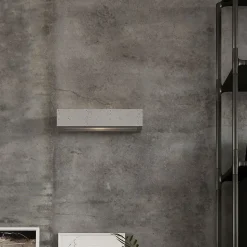 Applique en béton/verre 1 lampes 30x12x10cm Sollux