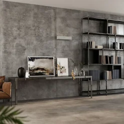 Applique en béton/verre 1 lampes 30x12x10cm Sollux