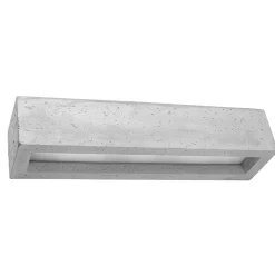 Applique en béton/verre 2 lampes 50x12x10cm Sollux