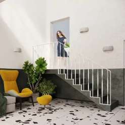 Applique en céramique 1 ampoule 4000K - 32x9x14cm Sollux